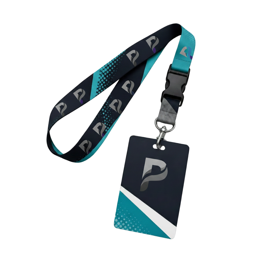 Credencial y lanyard Prioritas